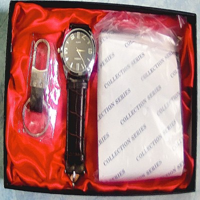 High quality 3 piece items gift box for men